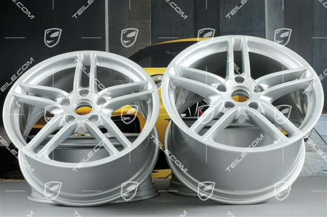 19-inch Carrera rim set, 8,5J x 19 ET54 + 11J x 19 ET69 19-inch Carrera rim set, 8,5J x 19 ET54 + 11J x 19 ET69