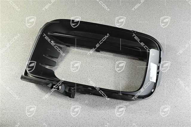 Turbo, Boczna kratka zderzaka przedniego, czarna satyna, L