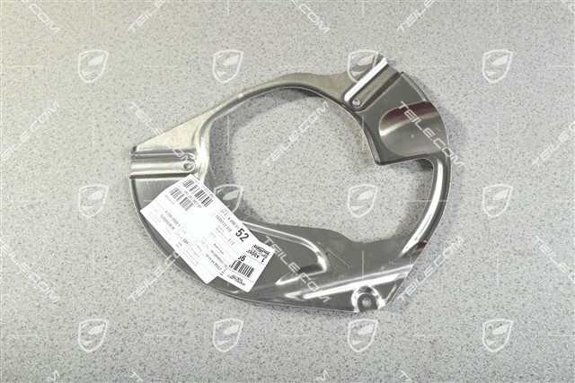 Front axle disc brake protective plate, PCCB, L