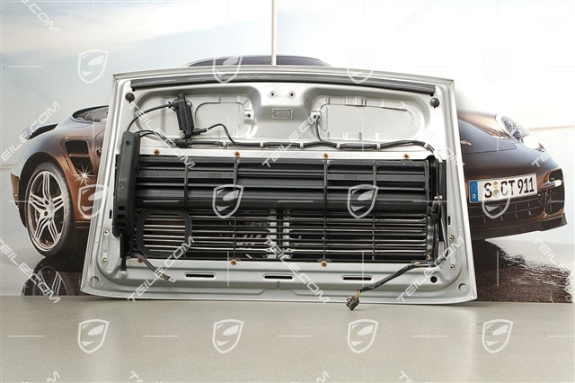 Rear deck lid (engine lid), complete, Carrera S