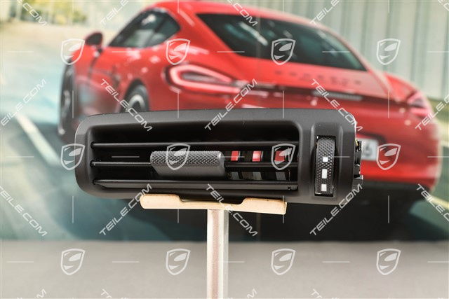 Kratka wentylacyjna słupka-B, dolna, czarna, R