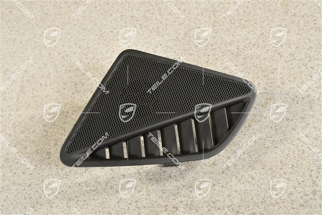 Dashboard cover trim for speaker, Black, R