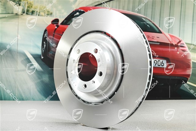 Tarcza hamulcowa, przednia, pod zacisk czarny / czerwony, L