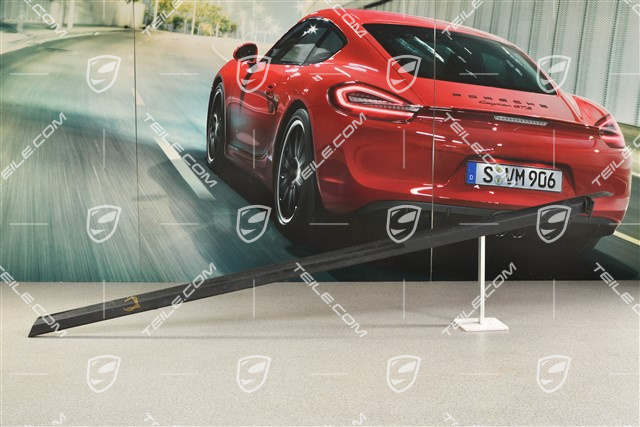 Listwa progowa, przednia, czarna satyna, R