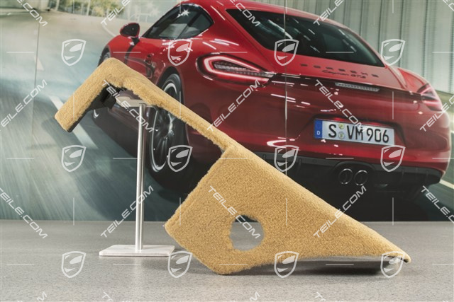 Trim, Seat frame, Passenger side, Sand beige, R