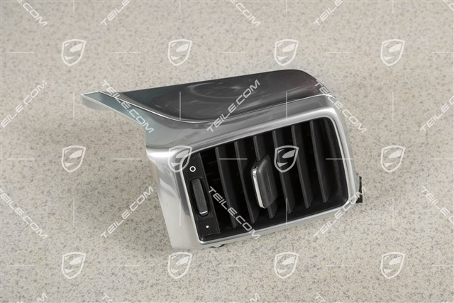 Dashboard centre vent / nozzle, Galvano silver, R