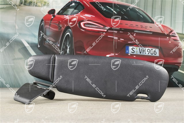 Sonnenblende, Cabrio, Kunstleder, metropolblau, L