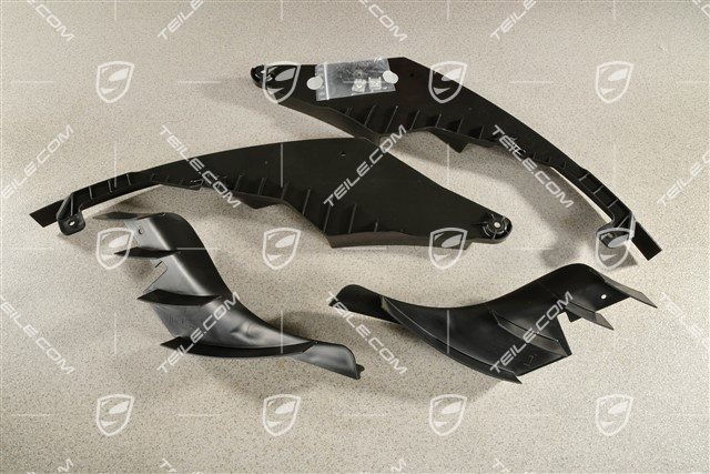 GT4, Luftführung für Radhausschale, Vorne Hinterteil, L+R