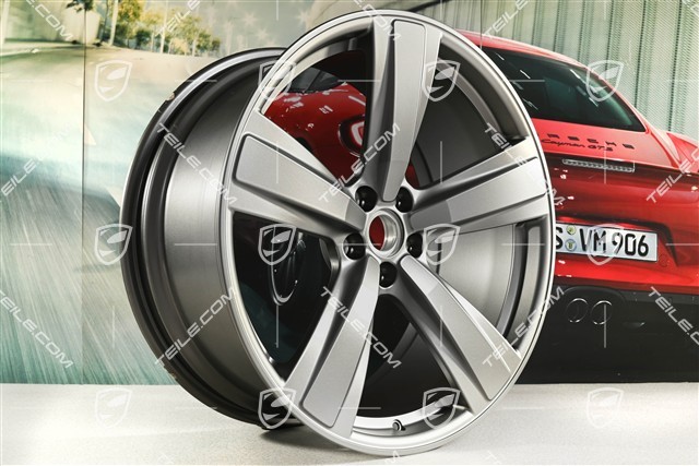 21" Felge "Exclusive Sport Design", 9,5J x 21 ET27, platinum seidenmatt