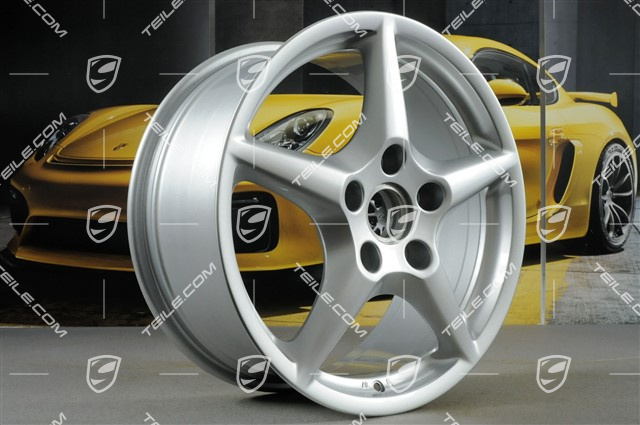 18" Komplet felg Carrera III, 8J x 18 ET57 + 10J x 18 ET58, C2 / C2S