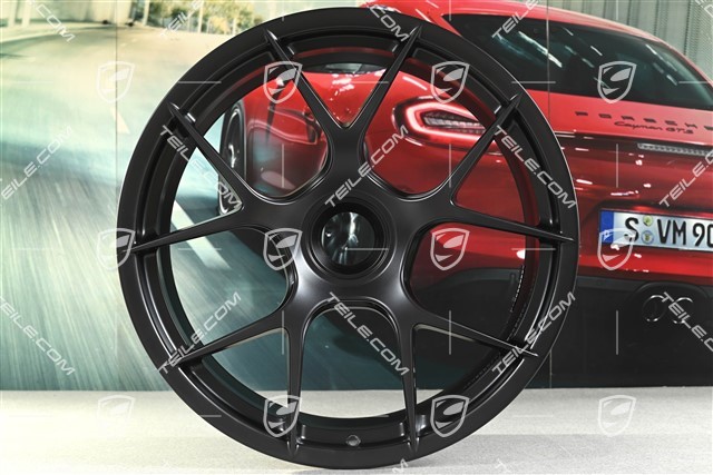 20" Leichtbau Magnesium Felge, 10J x 20 ET45, schwarz seidenmatt