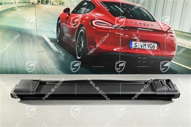 Kofferraumabdeckung / Rollo, elektrisch, Hintersitze 40/20/40, schwarz