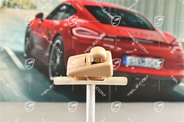 Zaczep / uchwyt blendy przeciwsłonecznej, wewnętrzny, beżowy, L=R