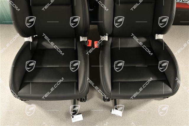 Sportsitze, manual und el. einstellbar, 4 Wege, Sitzbelüftung, Leder, in Schwarz, Satz, L+R