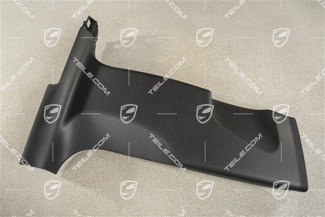 Tapicerka dolna słupka B, czarna, R