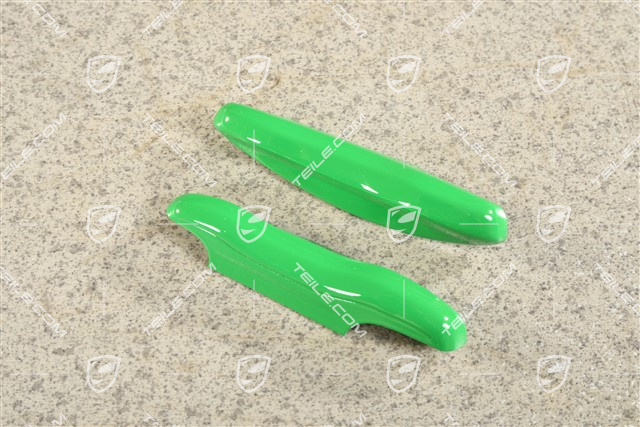 Vehicle key side faces / Key cap, Painted / lacquered, set Python green