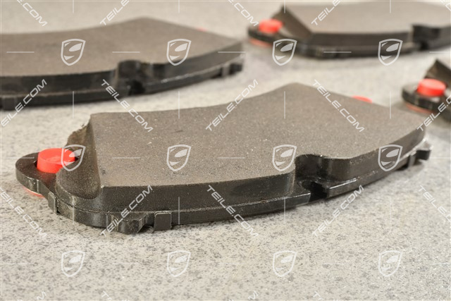 GT3, Brake pads, PCCB, front, L+R