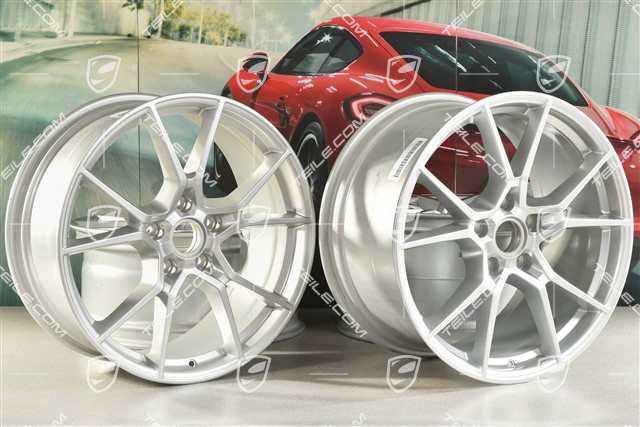 20-inch Cayenne S wheel rim set, 10,5J x 20 ET64 + 9J x 20 ET50