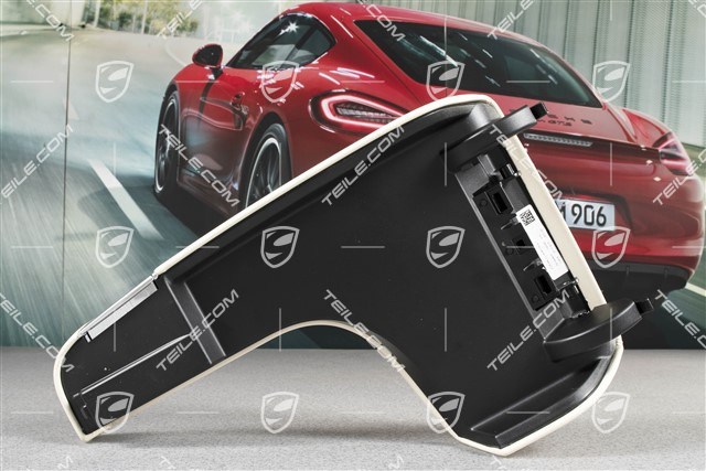 Armrest, centre console, leather, Cream