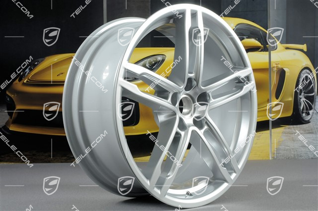 19" Felge, Turbo, 8J x 19 ET21, Brilliantsilber