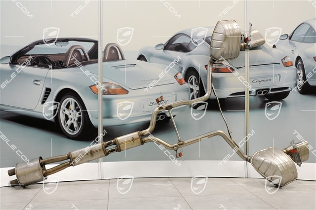 Middle silencer Complete with Rear Silencer L+R, V6 Middle silencer Complete with Rear Silencer L+R, V6