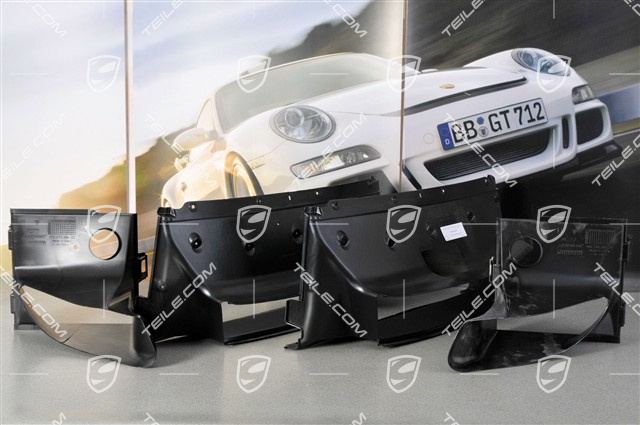 Sport Design Paket, Aero Kit Satz: Stoßstange vorne + Heckschürze Unterteil, mit Schwellerblenden Satz, für Panamera Diesel