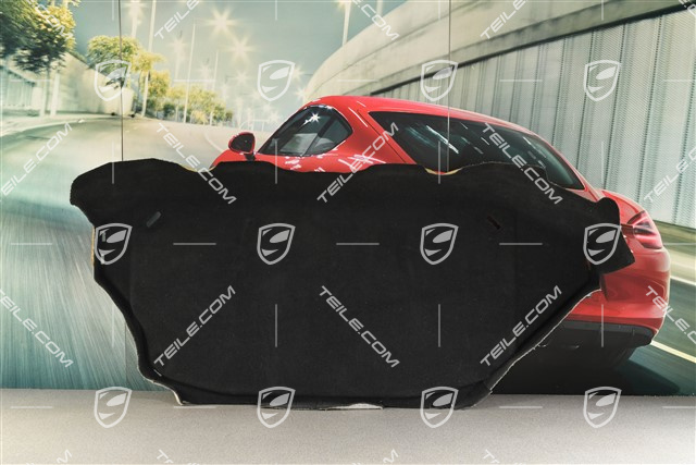 Hinter Kofferraumverkleidung, Schwarz