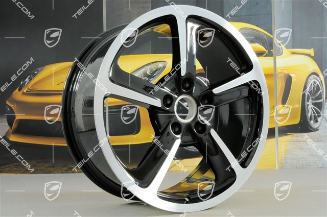 20-inch Sport Techno wheel rim set, 9J x 20 ET51 + 11,5J x 20 ET68, black high gloss
