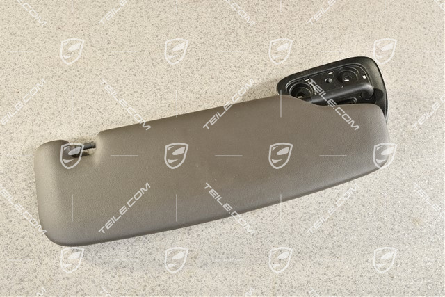 Sonnenblende, mit Spiegel, Achatgrau, Cabrio / Targa, L