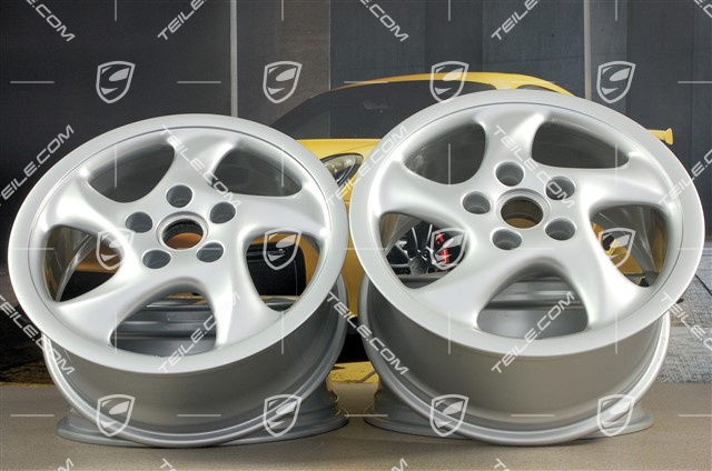 18" Felgensatz Turbo I, Hohlspeichen, 7,5J x 18 ET50 + 9J x 18 ET52 18" Felgensatz Turbo I, Hohlspeichen, 7,5J x 18 ET50 + 9J x 18 ET52
