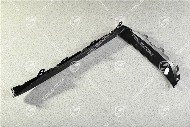 Lamelka / blenda ramki, górna, czarny połysk, Sport Design, R