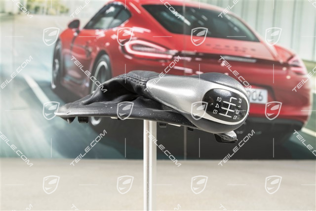 Schalthebelknopf, Sport-silver, Metropolblau, 6-Gang