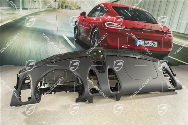 Dashboard, upper part, Leather black