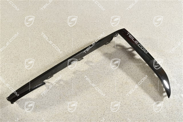 Lamelka / blenda ramki, górna, czarna, Sport Design, L