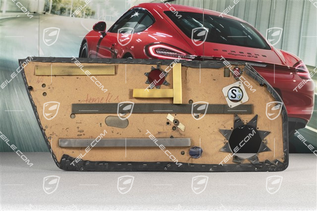 Tapicerka drzwi, czarna, Carrera RS, R