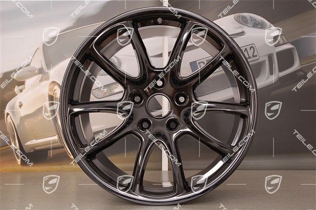 19" Komplet felg GT3, 8,5J x 19 ET53 + 12J x 19 ET68, czarne