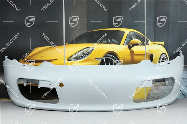 Front bumper, with headlight washer system