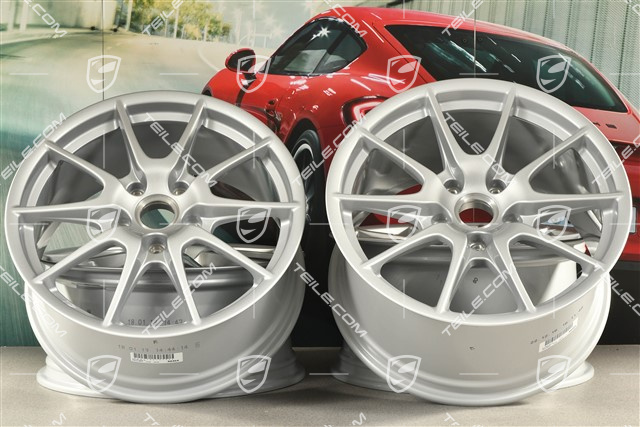 19-inch Boxster Spyder wheel set, 10J x 19 ET42 + 8,5J x 19 ET55