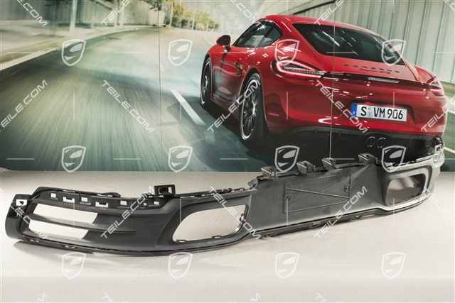 Spoiler dolny tylnego zderzaka / dyfuzor, czarny mat