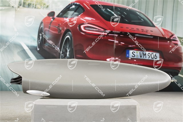 Deckel, Ablagefach, Leder, Graffitigrau, R