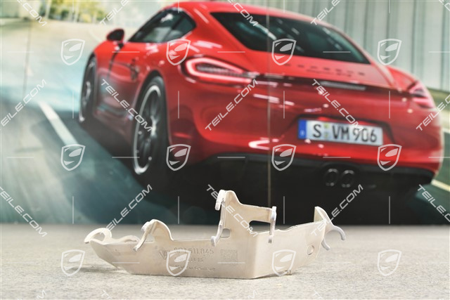 Brake hose bracket / support, front axle, L