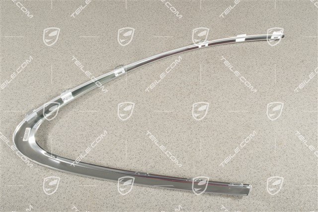 Cover strip, side window, aluminium, L