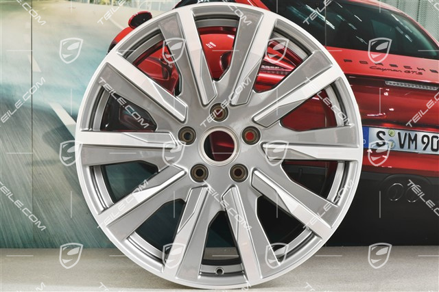 20" Felga Taycan Tequipment Design, 11J x 20 ET60, platin silver