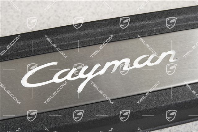 Blenden/Einstiegleisten, mit Beleuchtung, Edelstahl, "Cayman", Satz, L+R