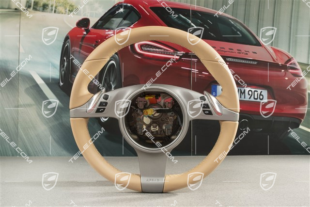 Kierownica, tiptronic / PDK, multifunkcyjna, beżowa (Luxorbeige)