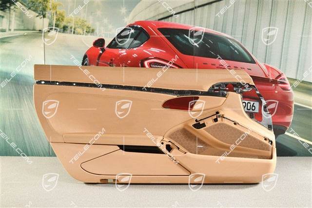 Türverkleidung, Leder, Bose, Luxorbeige, Ohne Zierblende, L