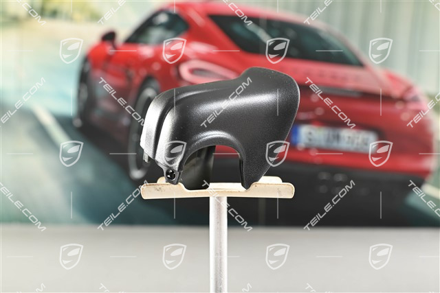 Back seat / backrest bracket cover, Black matte