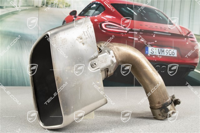 Końcówka wydechu, tłumika końcowego, standardowa, 3.0L V6, R