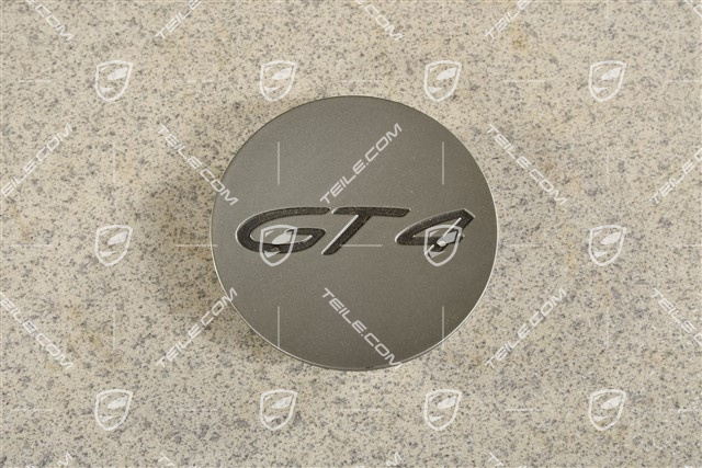 Hub cap, GT4, platinum satin matt