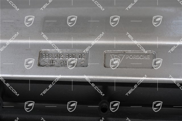 Turbo S rear spoiler, incl. rear bonnet (engine lid), set incl. grille and all attachment parts